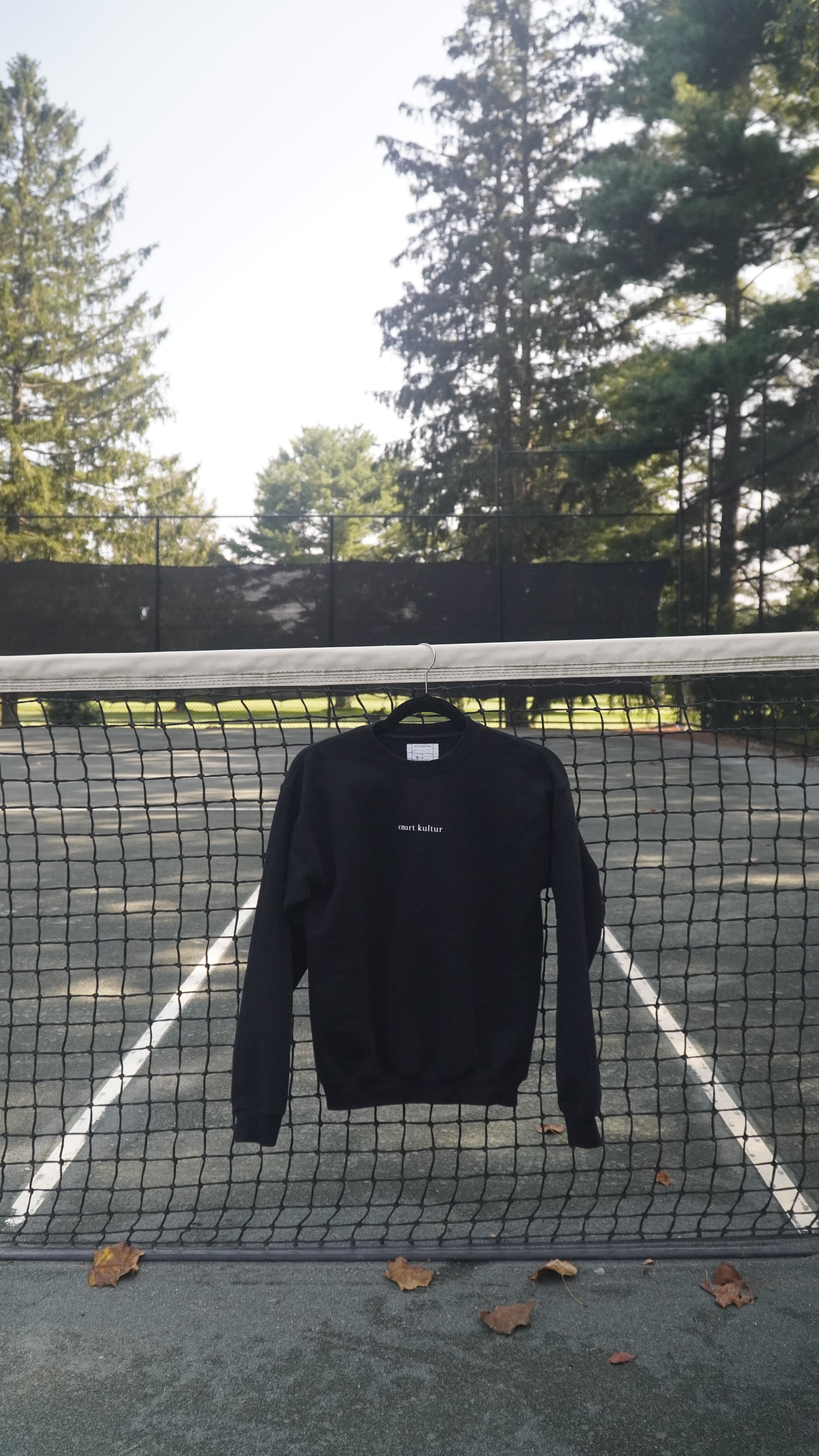 Women's Black Crewneck