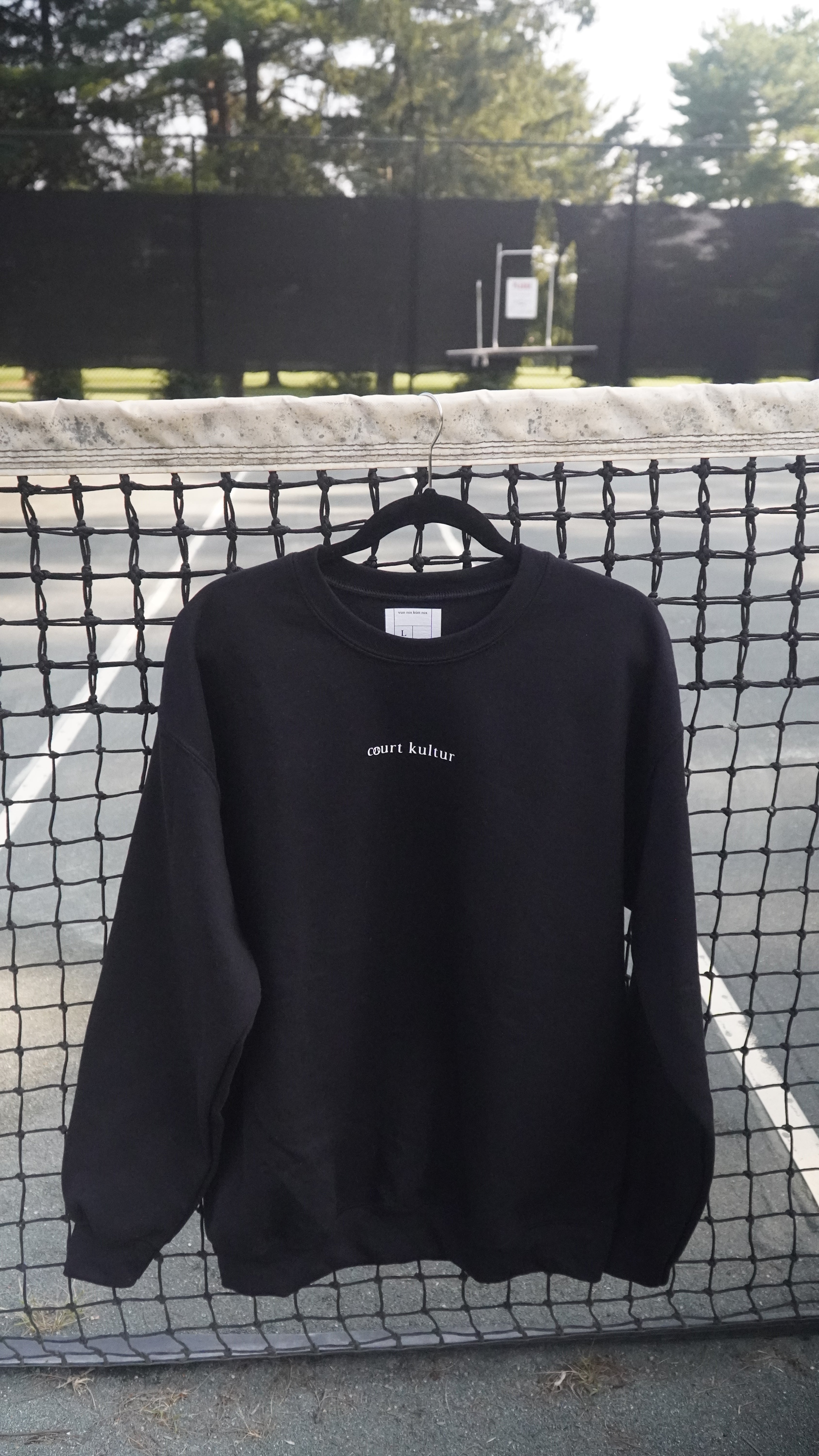 Men's Black Crewneck