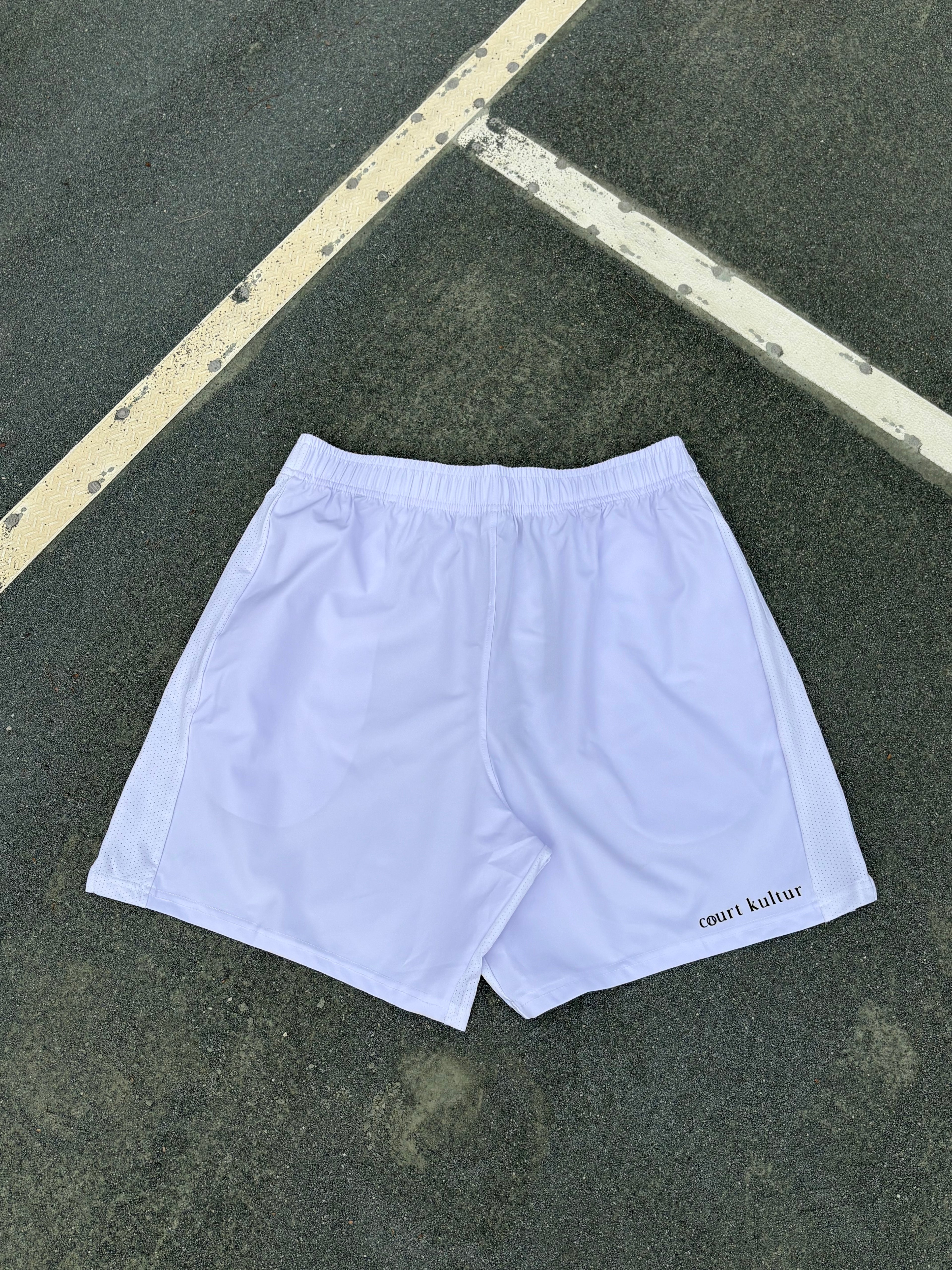 Men's Active White Shorts