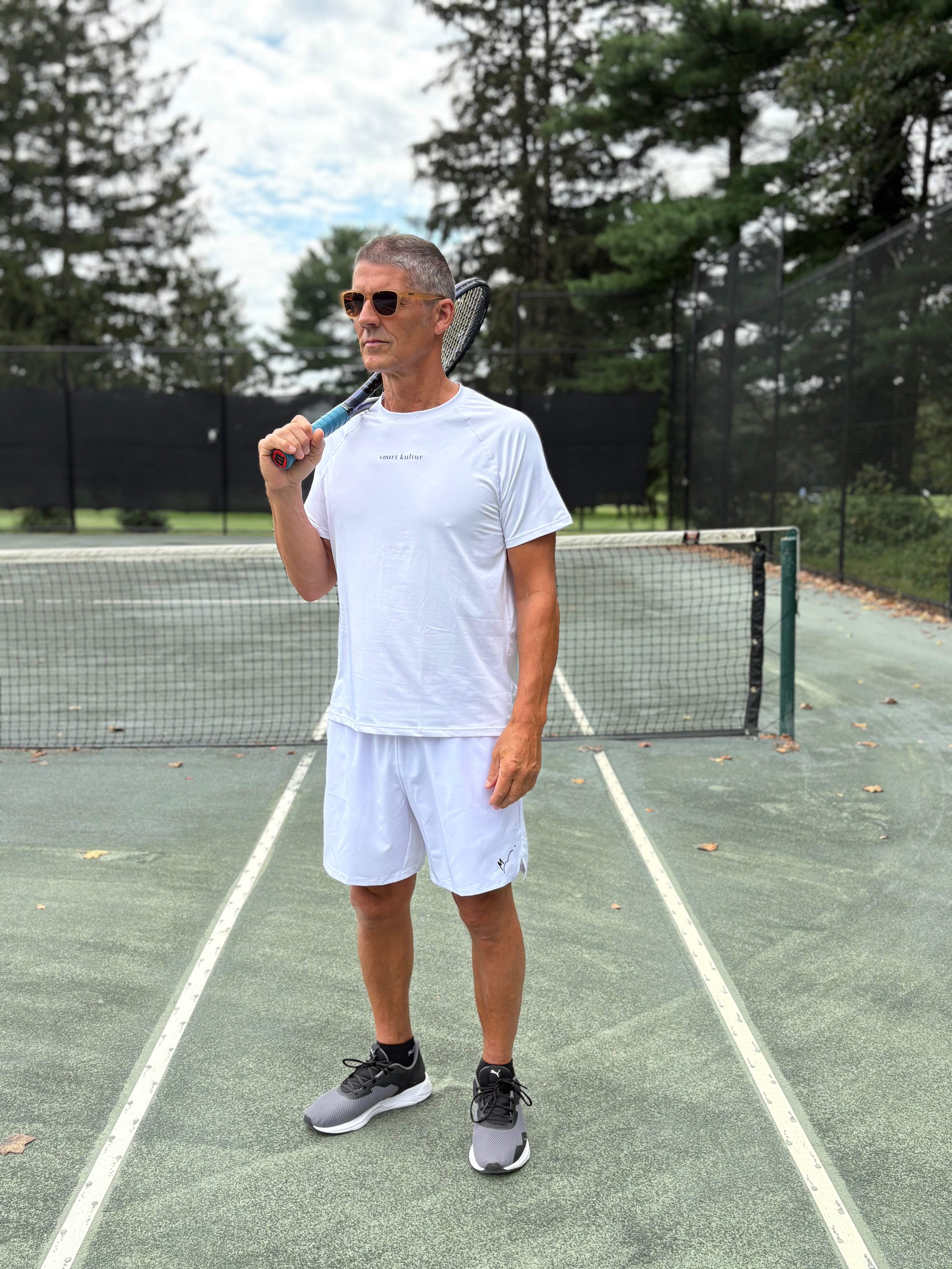 Men's Active White Shorts