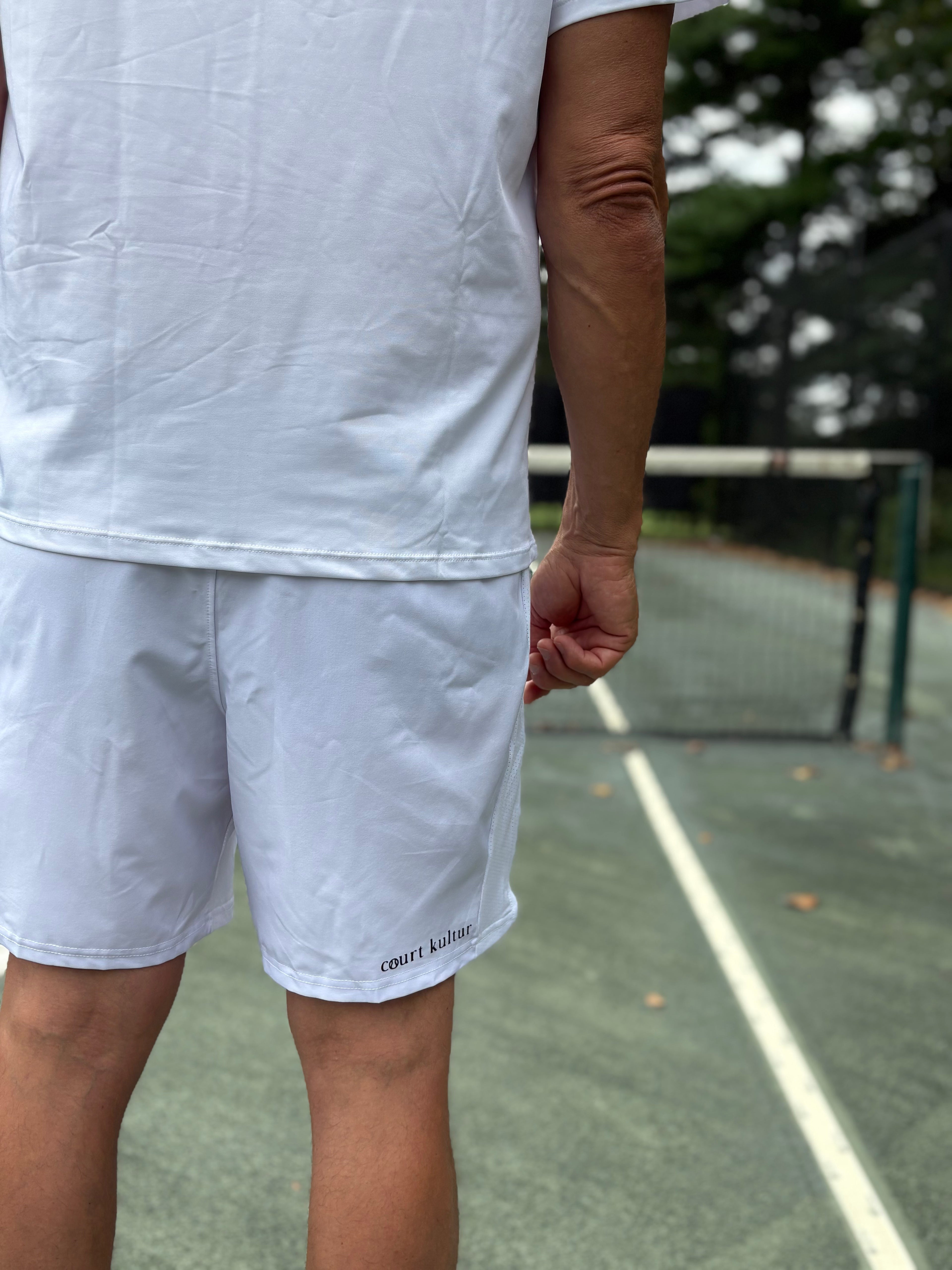 Men's Active White Shorts