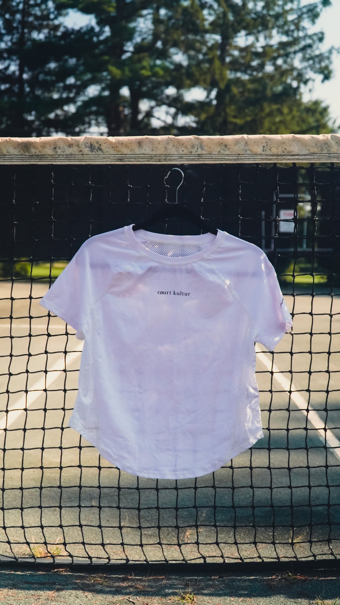 Womens T-Shirt white curved