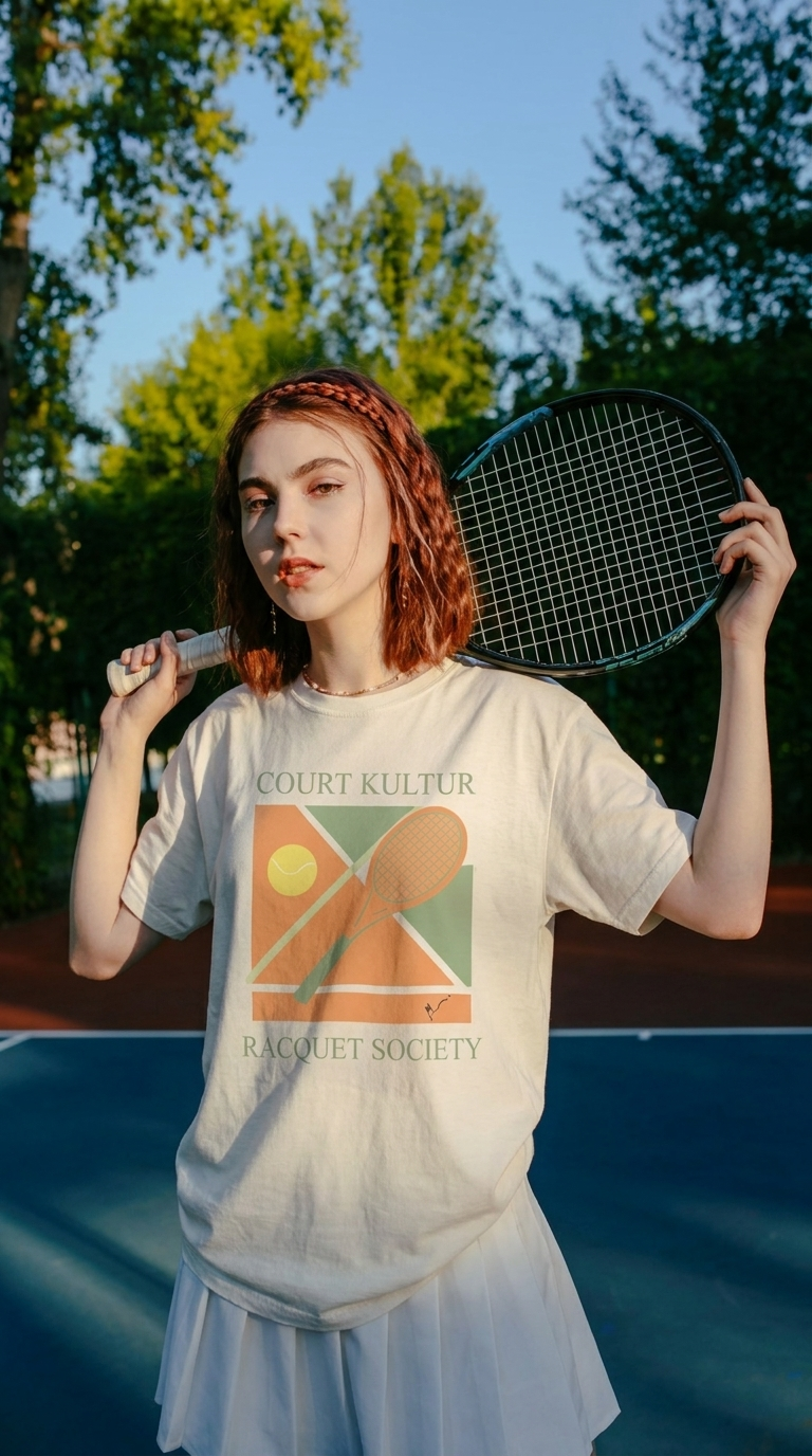 "Racquet Society" Tee